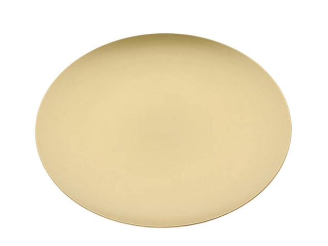 Hbx natural living melamine schaal goud h6 d45