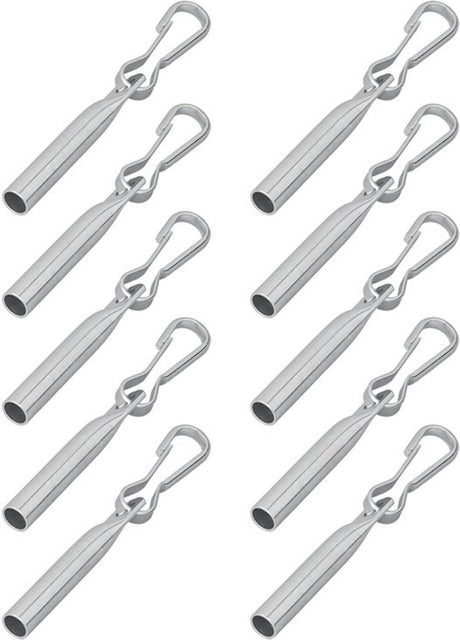 Proplus kabeleindsluiting - staal - ø 6 mm - 90 mm - simplex haken - 10 stuks