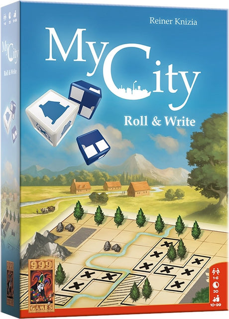 999games 999 games - my city - roll write - dobbelspel