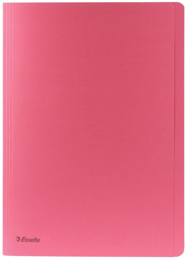 Esselte 100x dossiermap roze formaat a4