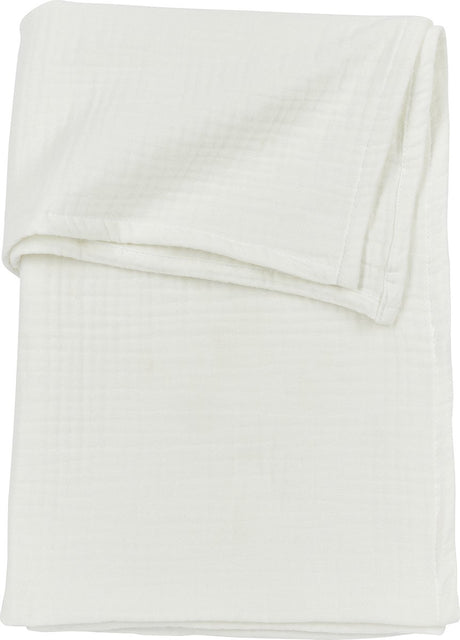 Meyco baby uni ledikant laken - pre-washed hydrofiel - offwhite - 100x150cm - 0.3 tog