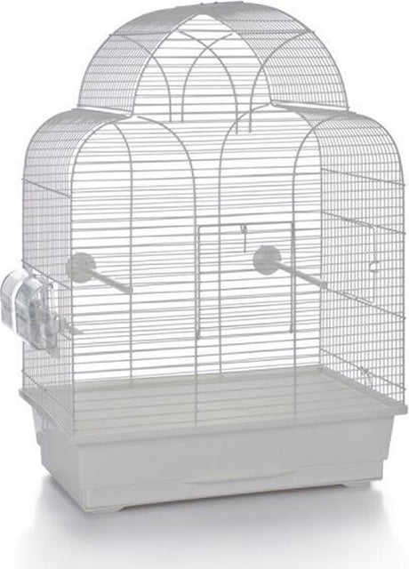 Beeztees sonia - vogelkooi - wit - 45x28x63 cm