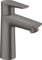 Hansgrohe talis e - wastafelmengkraan - ééngreeps bediening - coolstart energiebesparend - zonder waste - 110mm maat - brushed black chrome