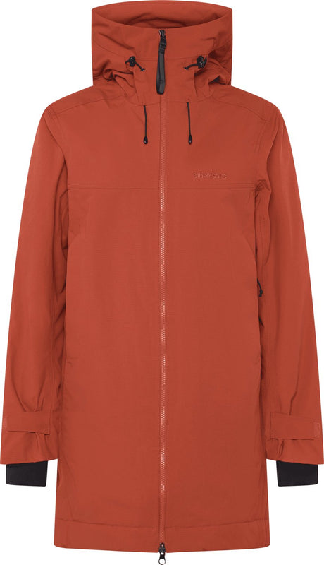Didriksons eris wns parka dames outdoorjas - rust 36