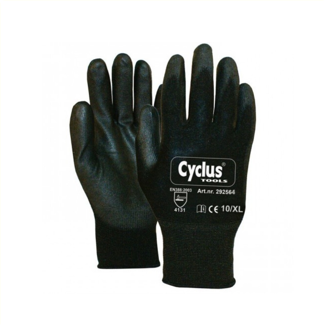 Cycplus arbeidshansker Pu-Flex XL (10) Svart