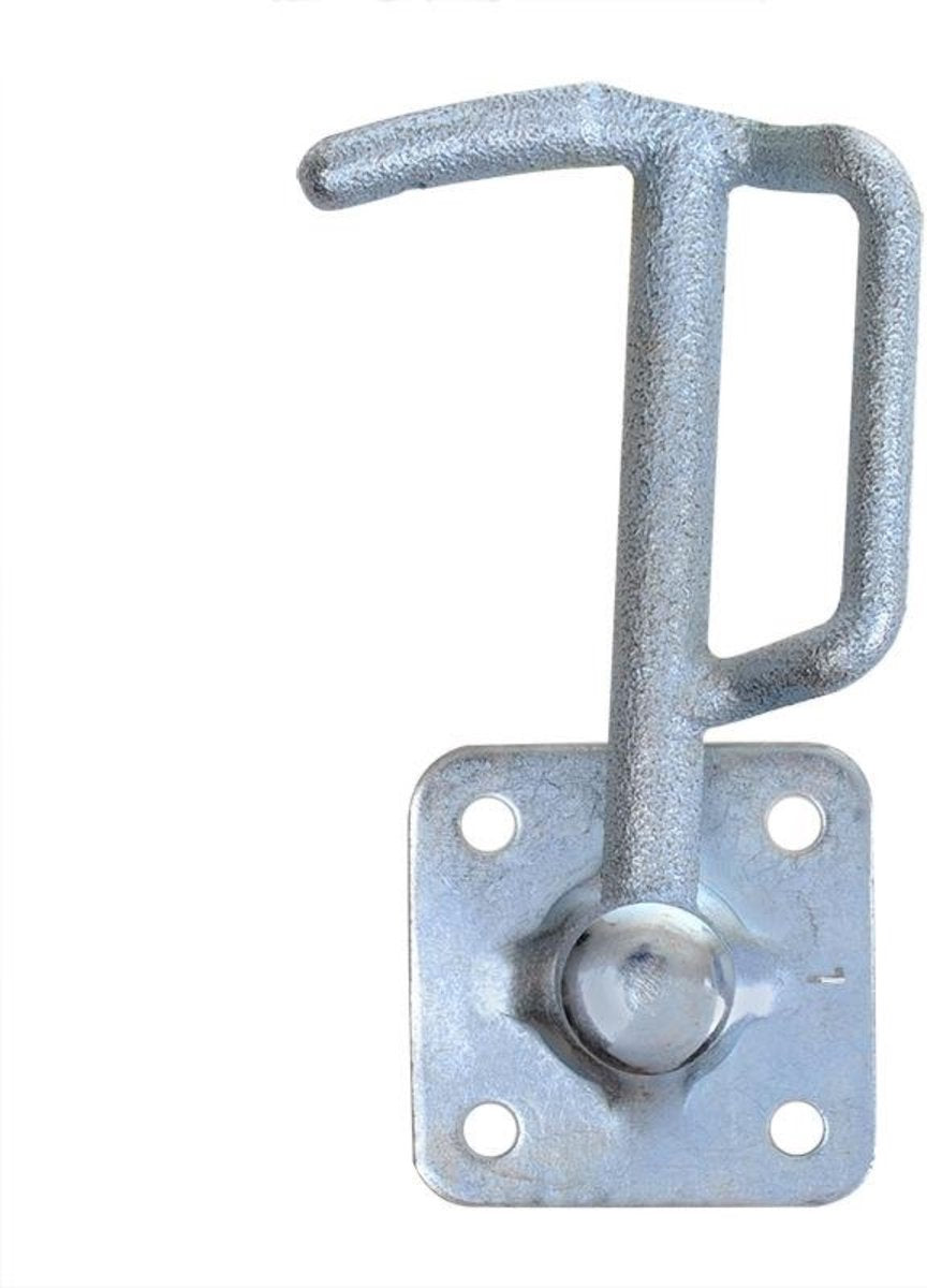 Proplus klephaak voor aanhanger - rechts - staal - 165 mm - zilver