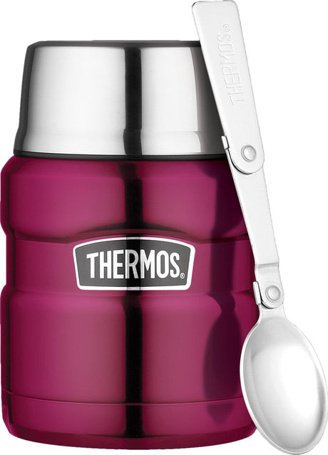 Thermos king voedseldrager framboos 470ml