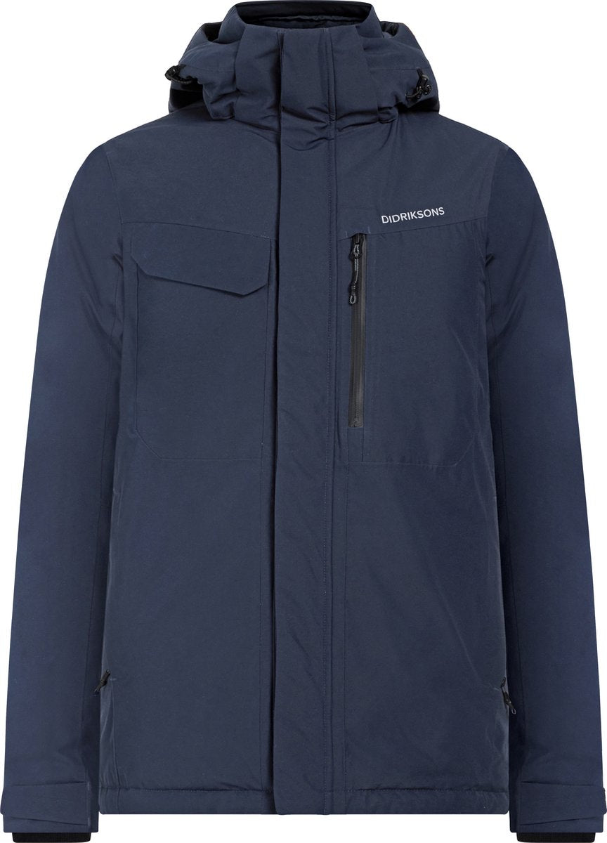Didriksons stefan usx jkt heren outdoorjas - dark night blue