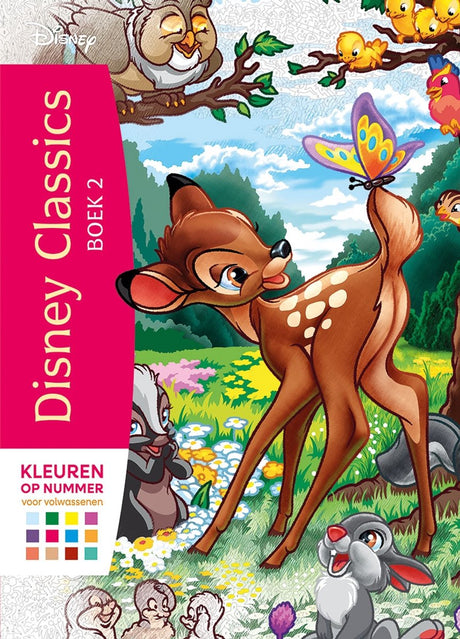 Deltas disney classics boek 2 - kleuren op nummer voor volwassenen