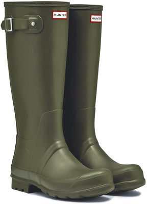Hunter - regenlaarzen voor heren - original tall wellington - olijfgroen - maat 42eu 42