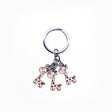 No brand sleutelhanger wildlife giraffe | 6 stuks