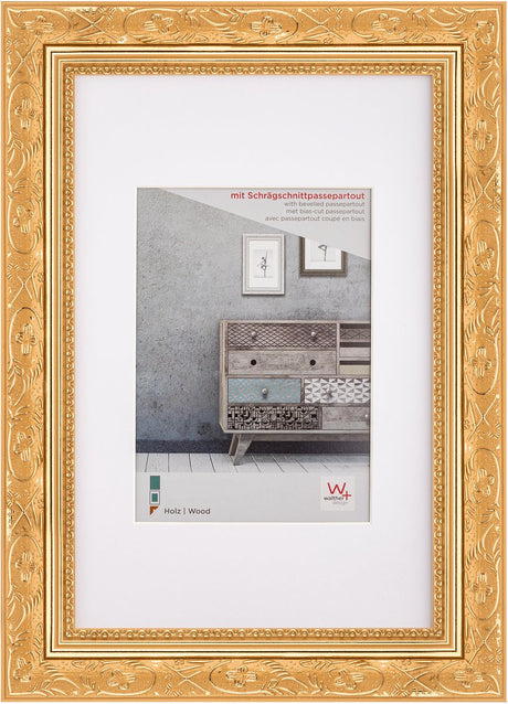 Walther barock - houten lijst - fotoformaat 40x50 cm - goud