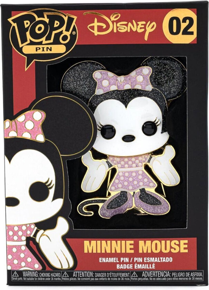 Funko pop! pin: disney - minnie mouse