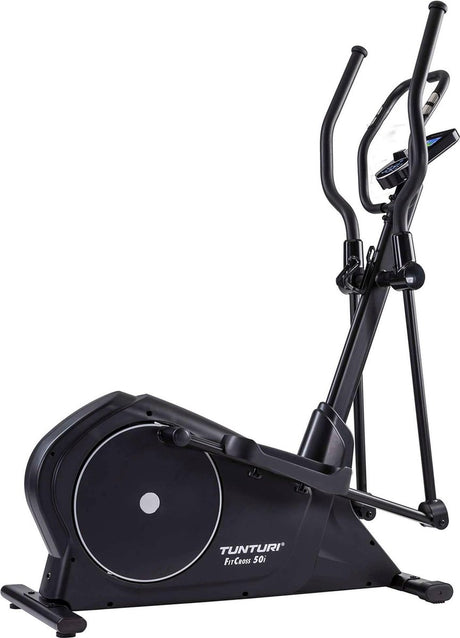 Tunturi fitcross 50i - crosstrainer - fitnessapparaat - 20 programma's - 32 weerstanden - bluetooth - hartslagmeter - multi grip - incl. gratis app