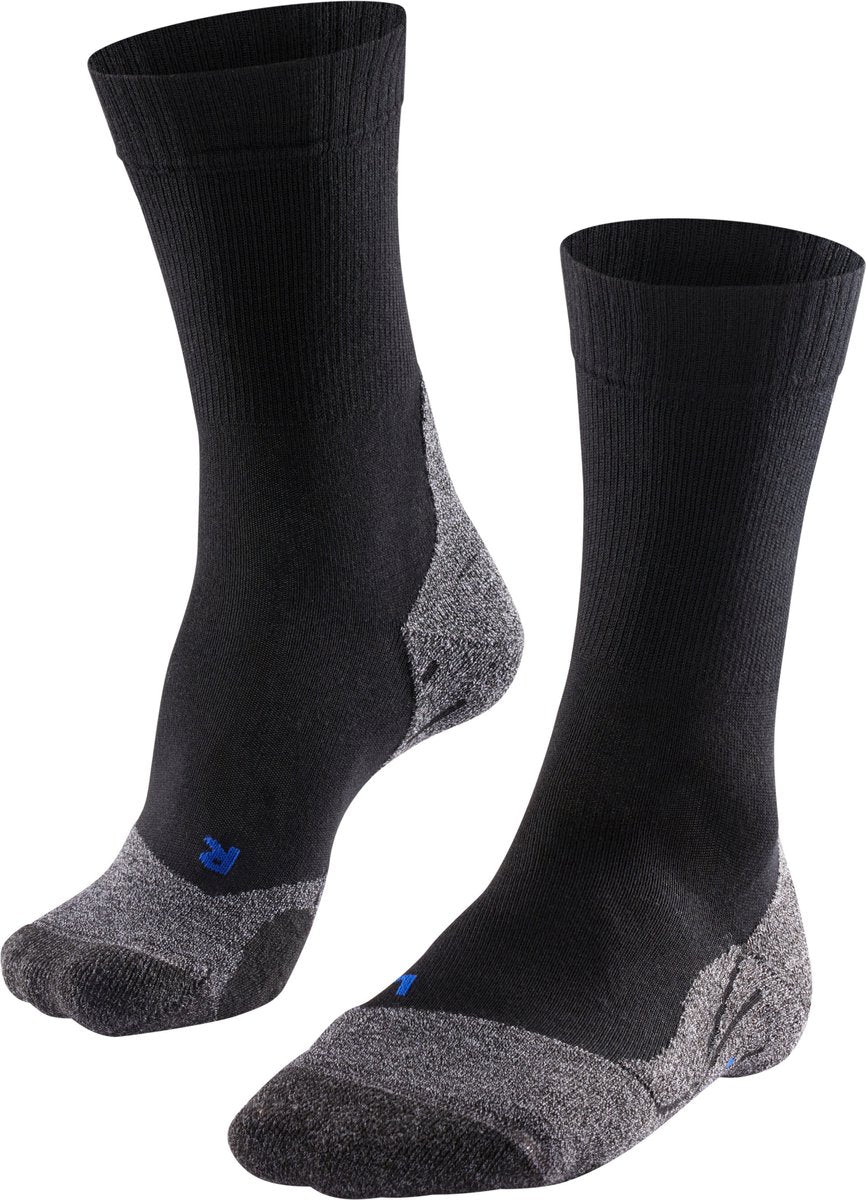 Falke tk2 cool anti-blaar dik lyocell functioneel materiaal wandelsokken dames zwart - maat 37-38