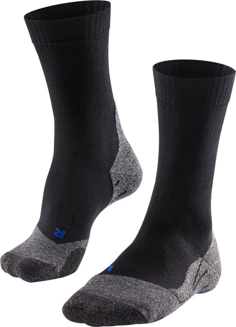 Falke tk2 cool anti-blaar dik lyocell functioneel materiaal wandelsokken dames zwart - maat 37-38