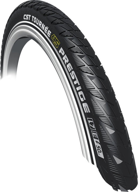 Buitenband CST Tournée Prestige 28 x 2.00 50-622 mm - zwart met reflectie