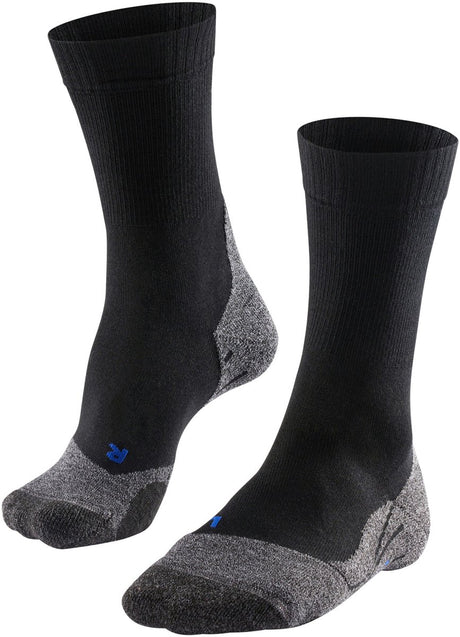 Falke tk2 cool anti-blaar dik lyocell functioneel materiaal wandelsokken dames zwart - maat 37-38 37 38