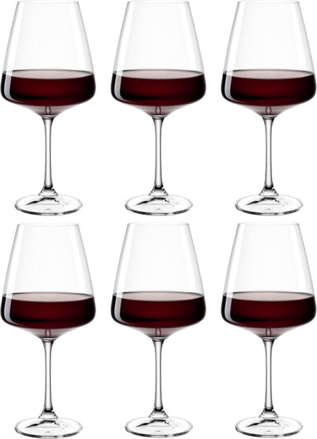 Leonardo paladino rode wijnglas 660ml - set 6