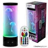 Partyfun lights tafellamp jellyfish multi colour led werkt op 3xaa batterij en usb