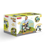 Dolu driewieler 70x47x70 cm groen geel wit grijs