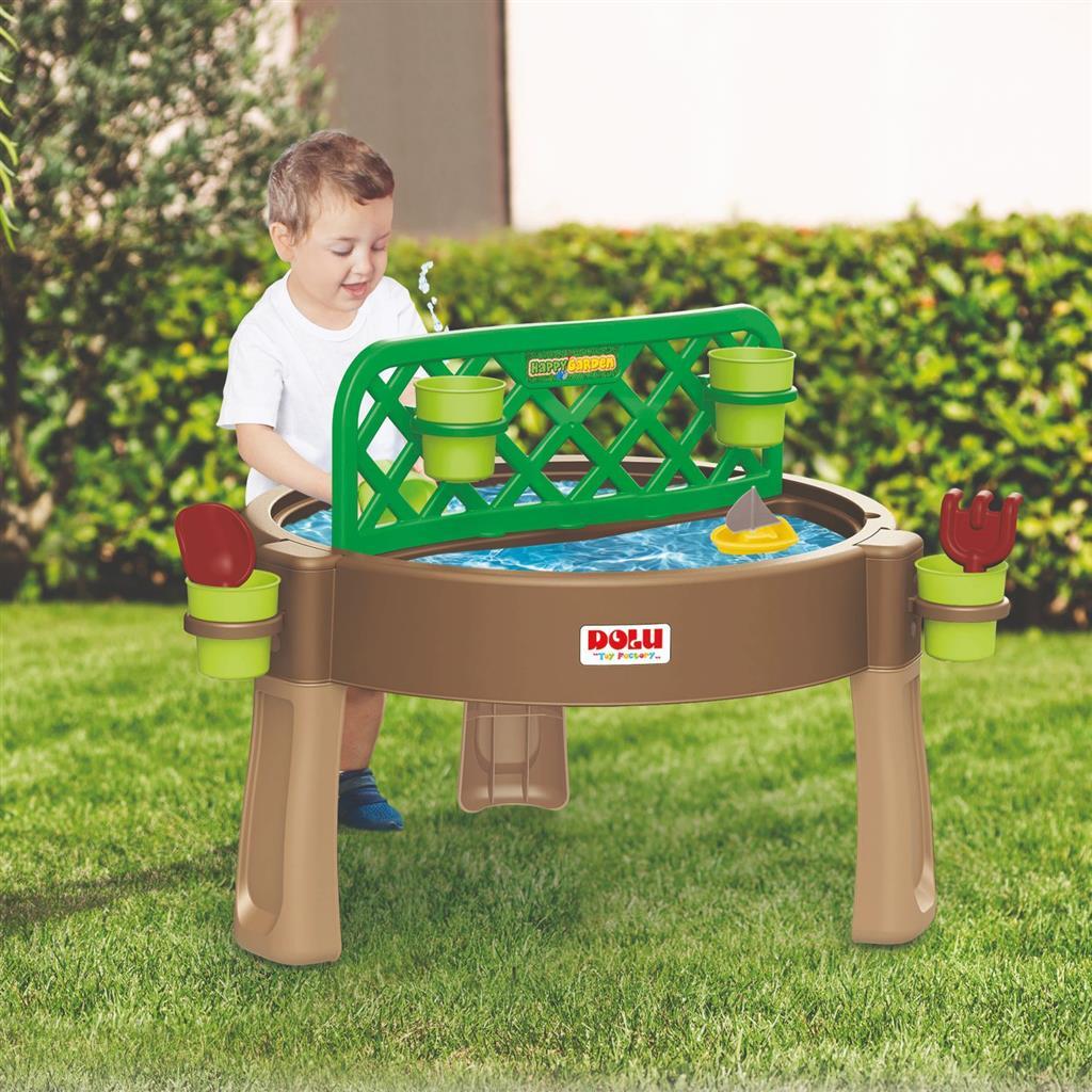 Dolu 4in1 Table de juego de jardín 80x80 cm