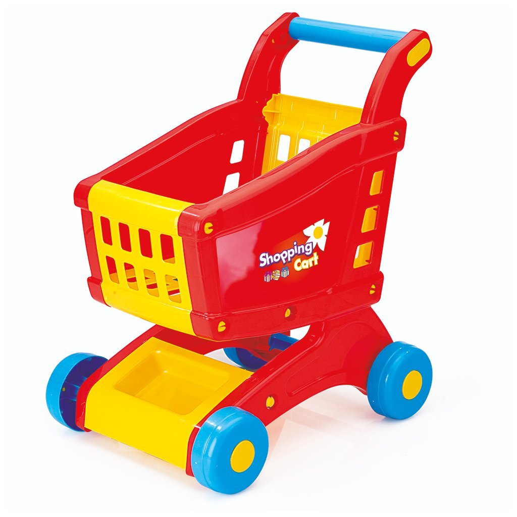 Carrello per la spesa Dolu 50x31x43 cm Blu giallo rosso