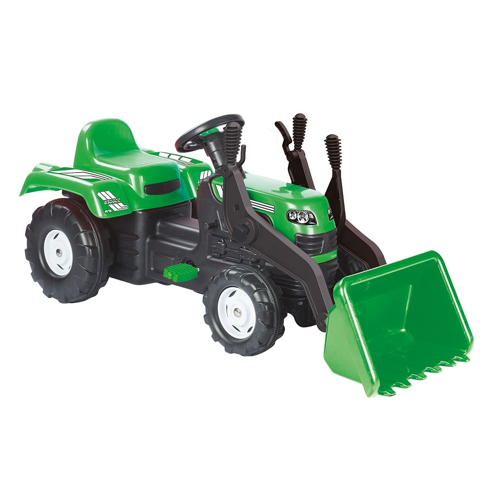 Dolu ranchero traptractor met voorlader claxon groen zwart