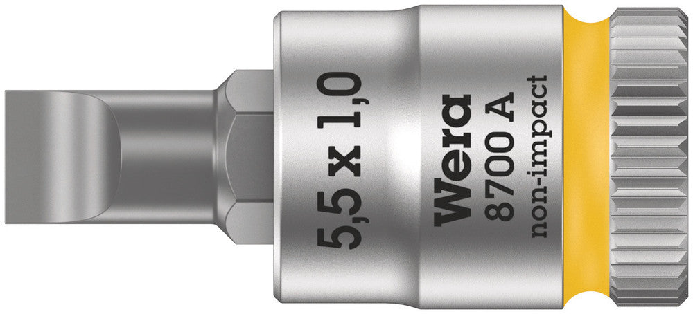 Wera 8700 a fl zyklop bit dop-combinatie met 1 4 aandrijving , fl 1,2 x 6,5 x 28 mm - 1 stuk(s) - 05003322001