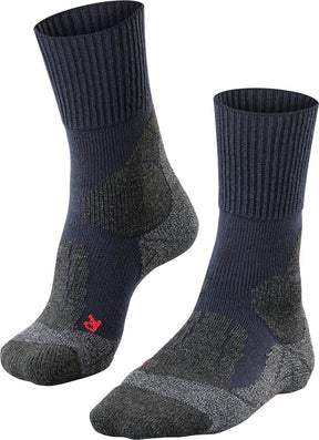 Falke tk1 anti-blaar dik wol functioneel materiaal wandelsokken dames blauw - maat 35-36