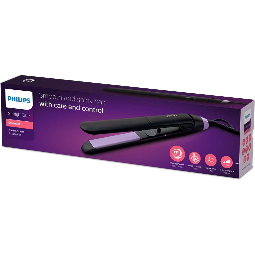 Philips BHS377 00 hair straightener Black