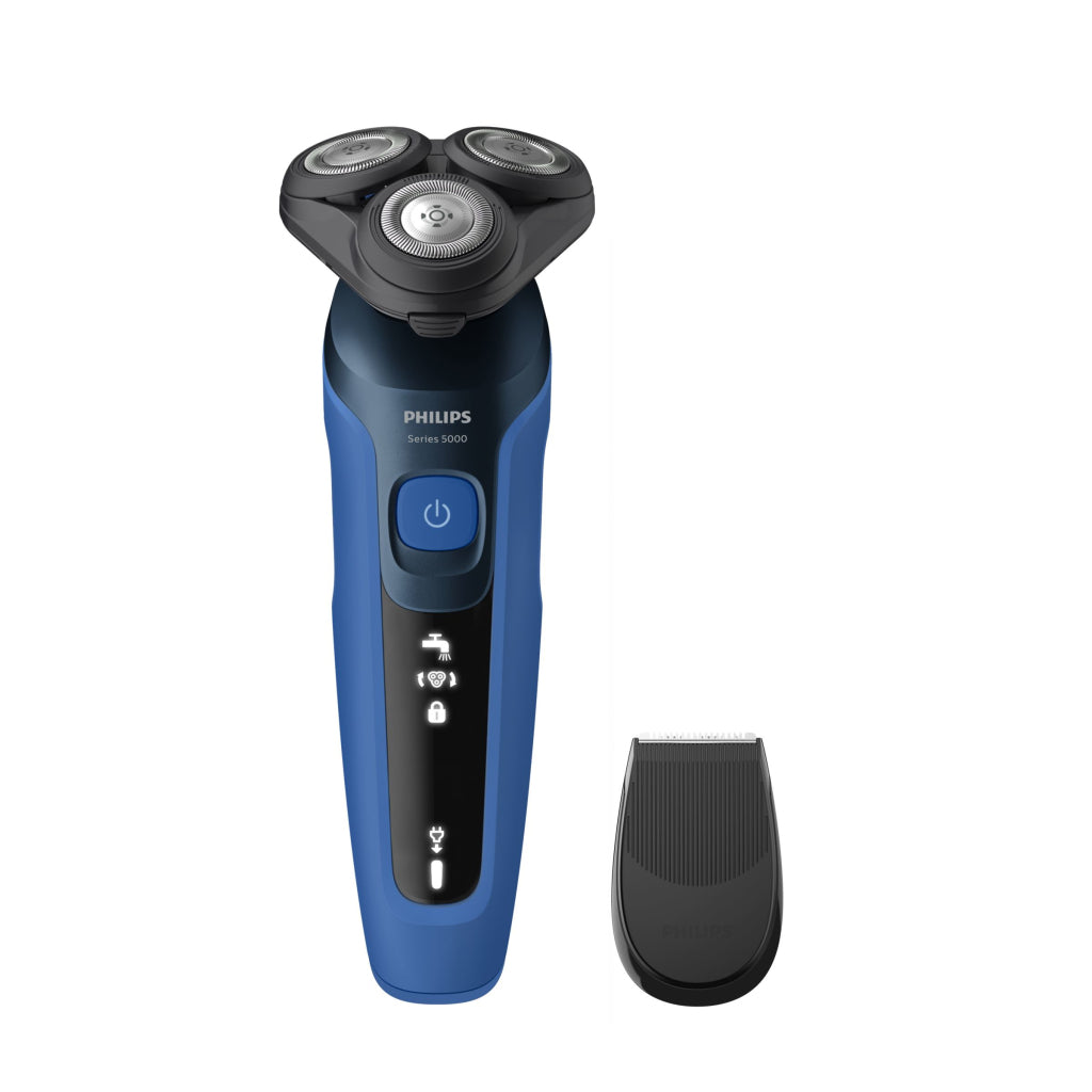 Philips S5466 17 Série Shaver 5000 Rasoir électrique à sec humide bleu noir