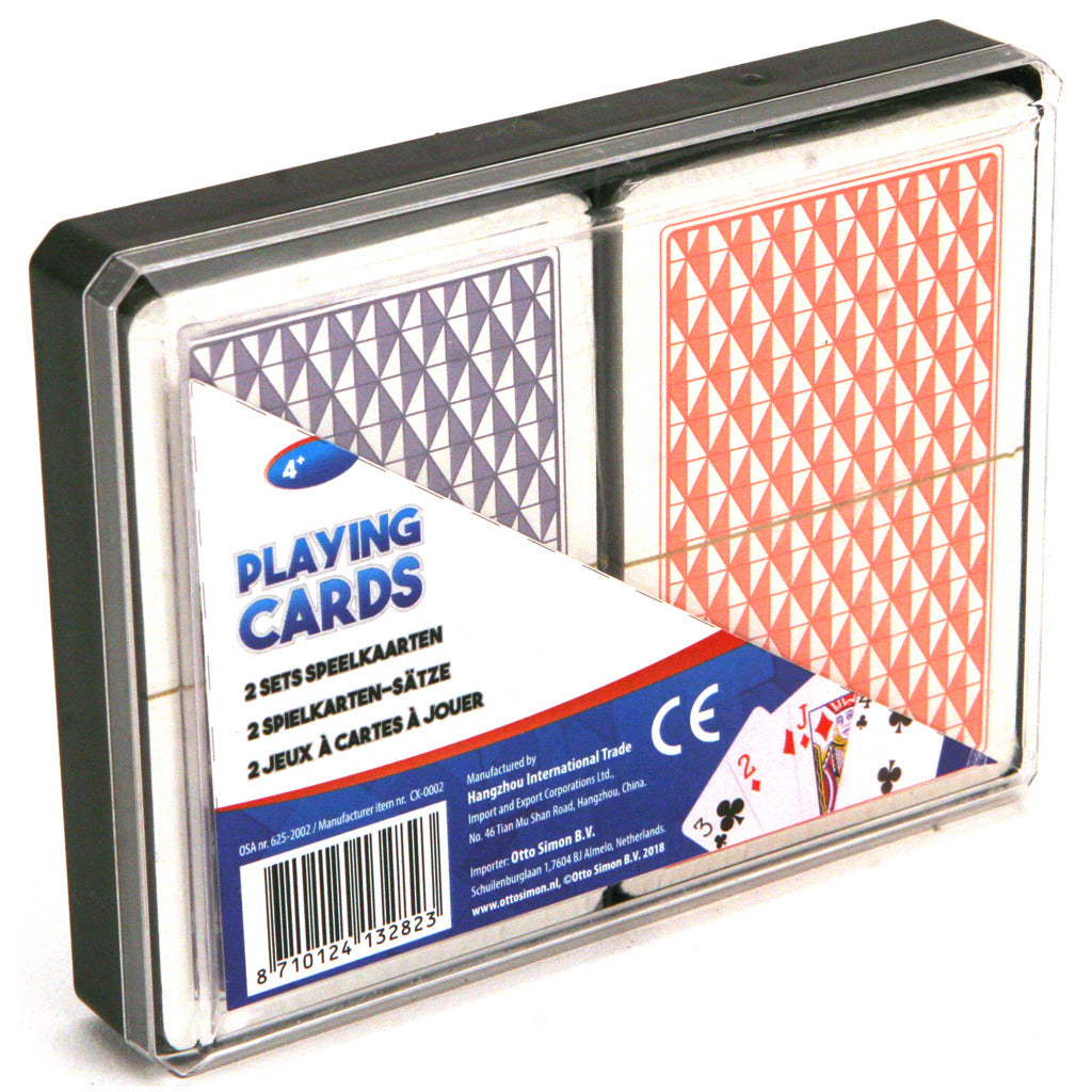 Basic playing cards in box 2 sets