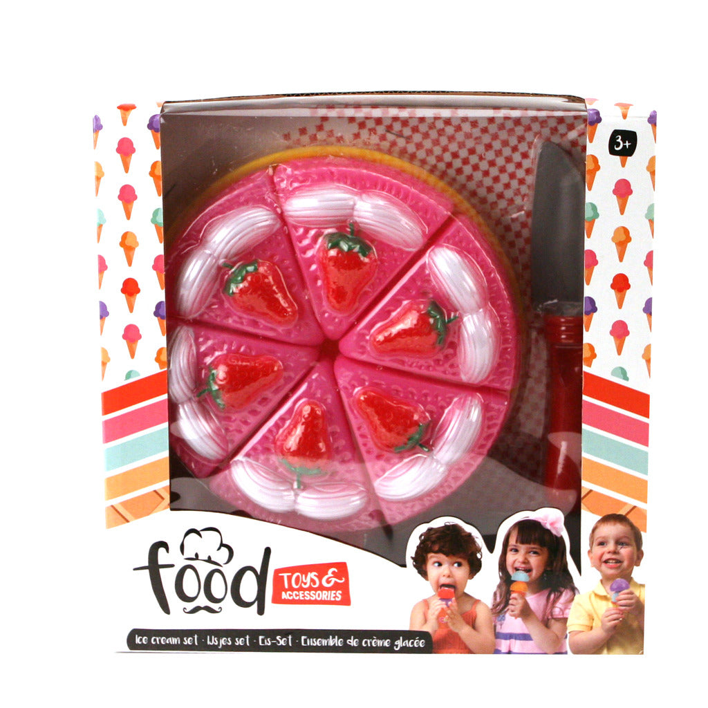 Basic food toys taart met taartschep