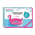 Alert opblaasbaar flamingo eiland 310x270x175 cm