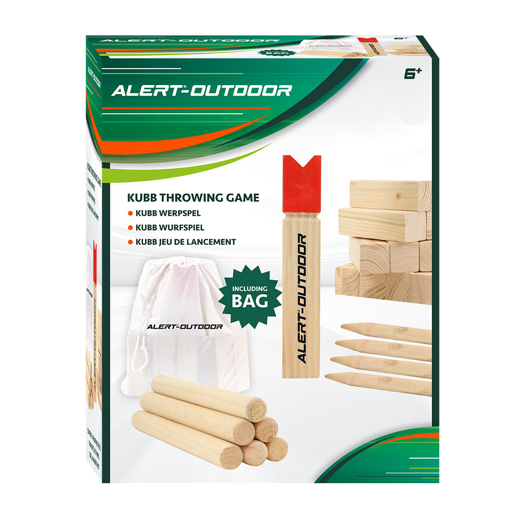 Alert alert outdoor houten werpspel + opbergtas