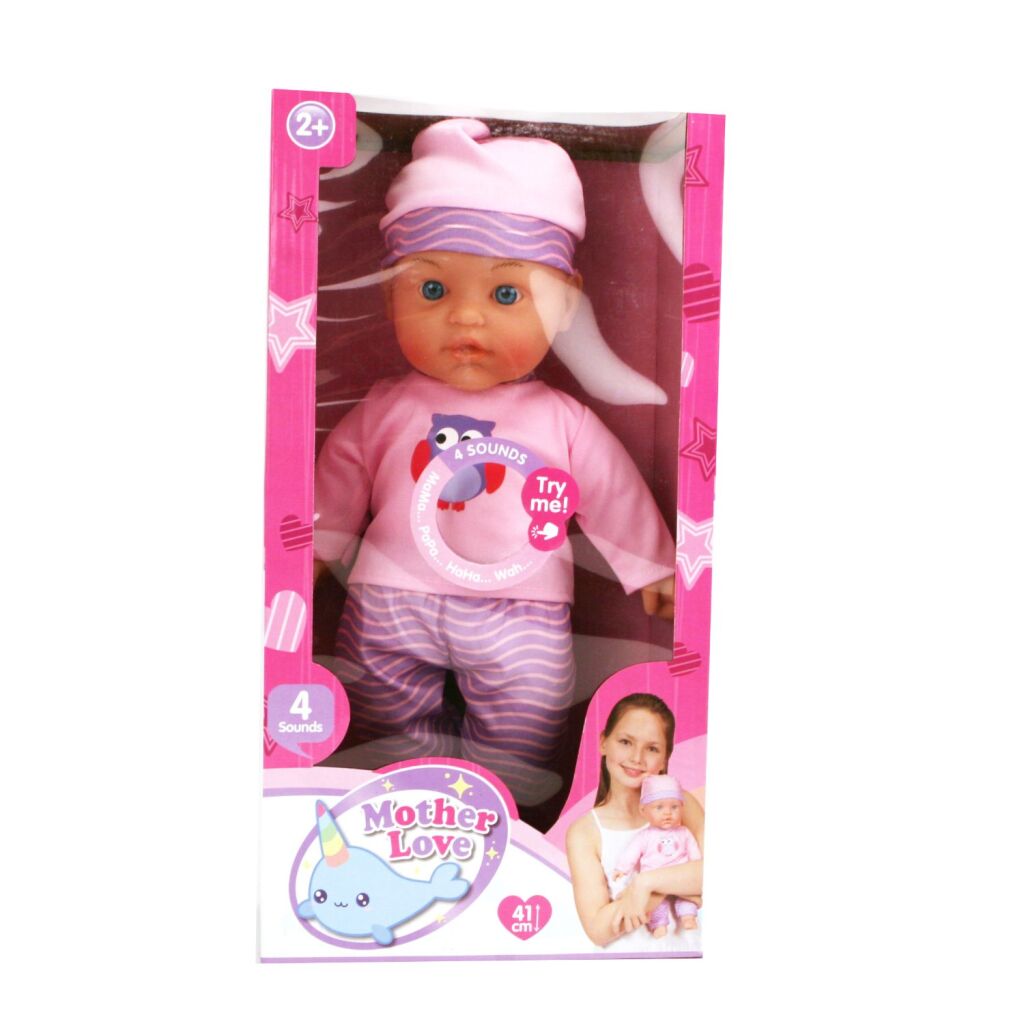 Osnovna mati ljubezen baby pop 41 cm + zvok