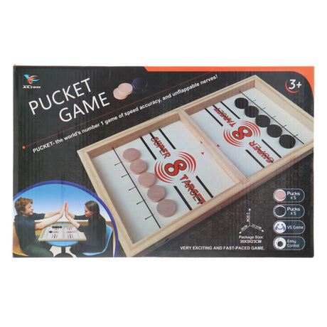 Basic houten puckgame