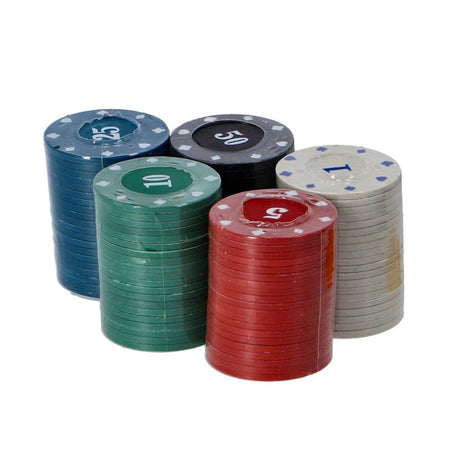 No brand pokerset in blik, 200-delig