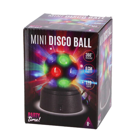 Overige merken led mini disco bal zwart