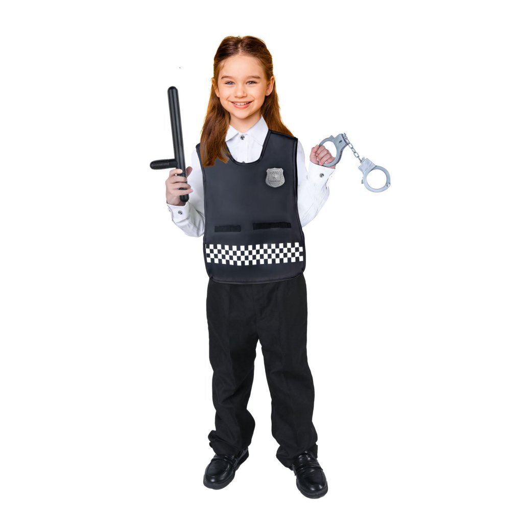 Kiddygo politie verkleedset + accessoires en geluid