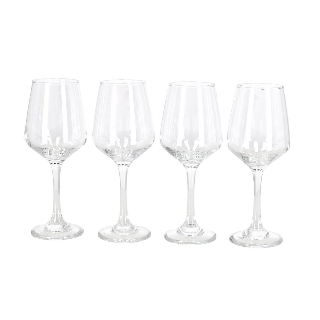 Daily home wijnglazen 400 ml 4 stuks transparant