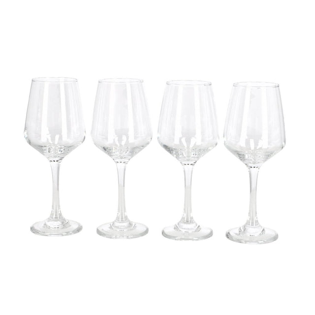 Daily home wijnglazen 400 ml 4 stuks transparant