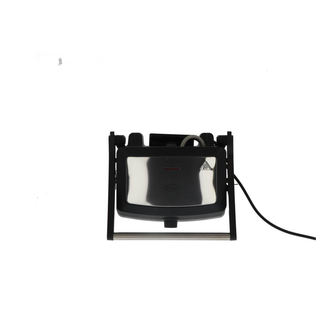 Daily home contactgrill 750w zwart zilver