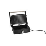 Daily home contactgrill 750w zwart zilver