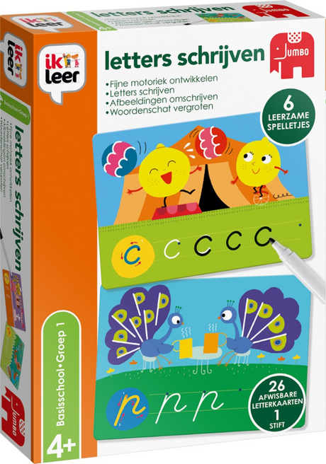 Jumbo ik leer letters schrijven educatief spel
