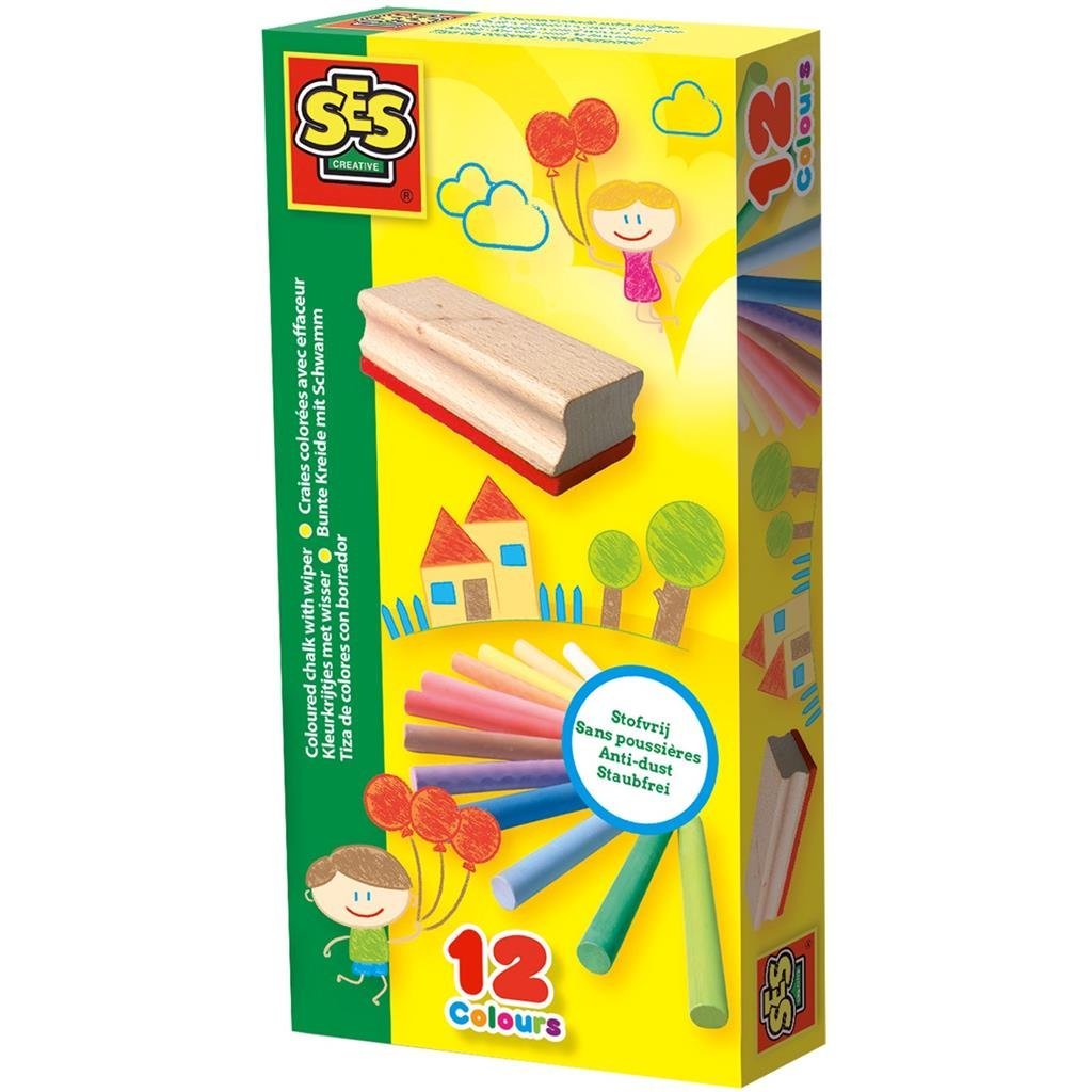 SES color chalk with wiper