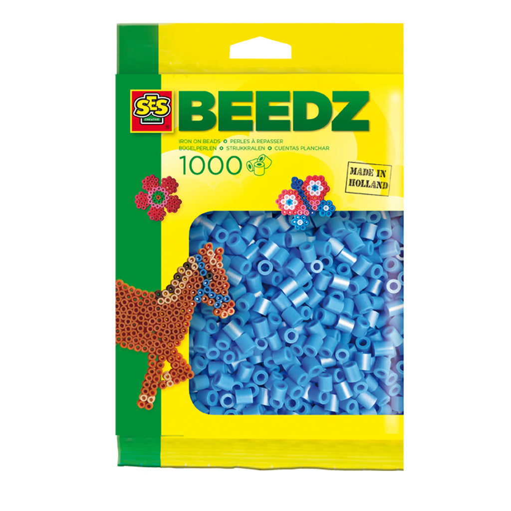 SES Iron Beads Blue, 1000st.