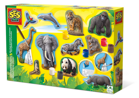 Ses gieten en schilderen - dieren