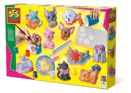 Ses gips gieten - honden en katten